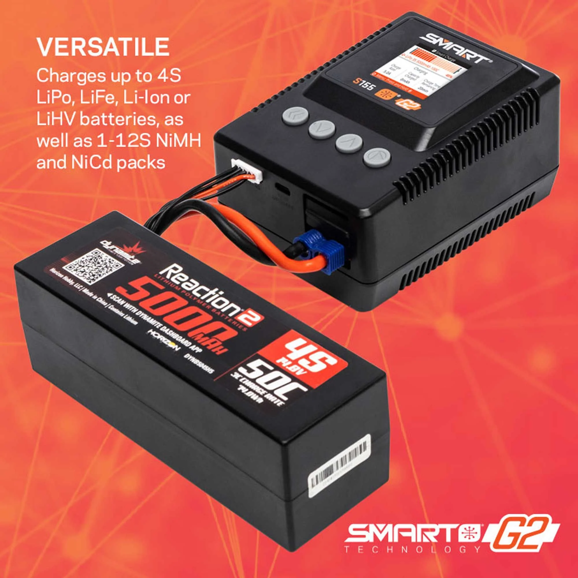 Spektrum S155 G2 1x55W AC Smart Charger SPMXC2050I - Image 6