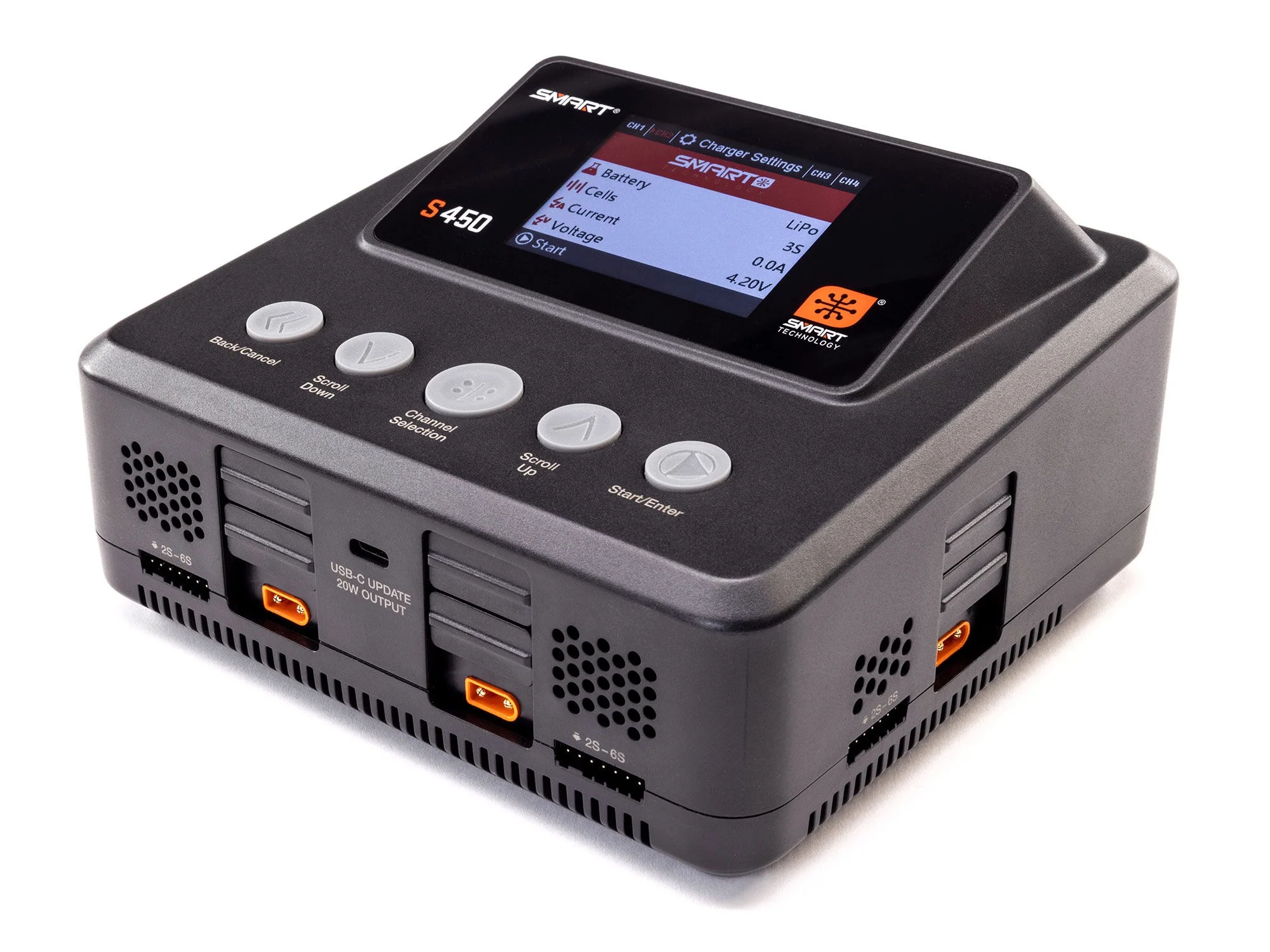 Spektrum S450 G2 AC/DC Smart Charger 4x50W SPMXC3040I - Image 2