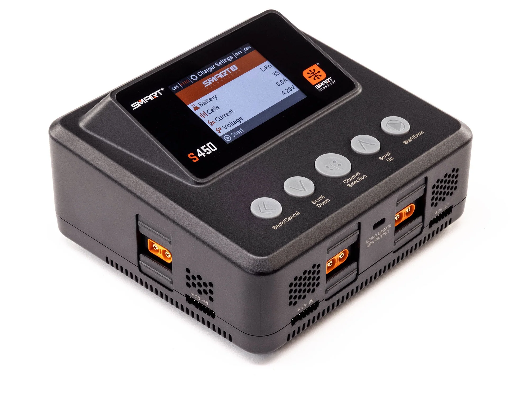 Spektrum S450 G2 AC/DC Smart Charger 4x50W SPMXC3040I - Image 3