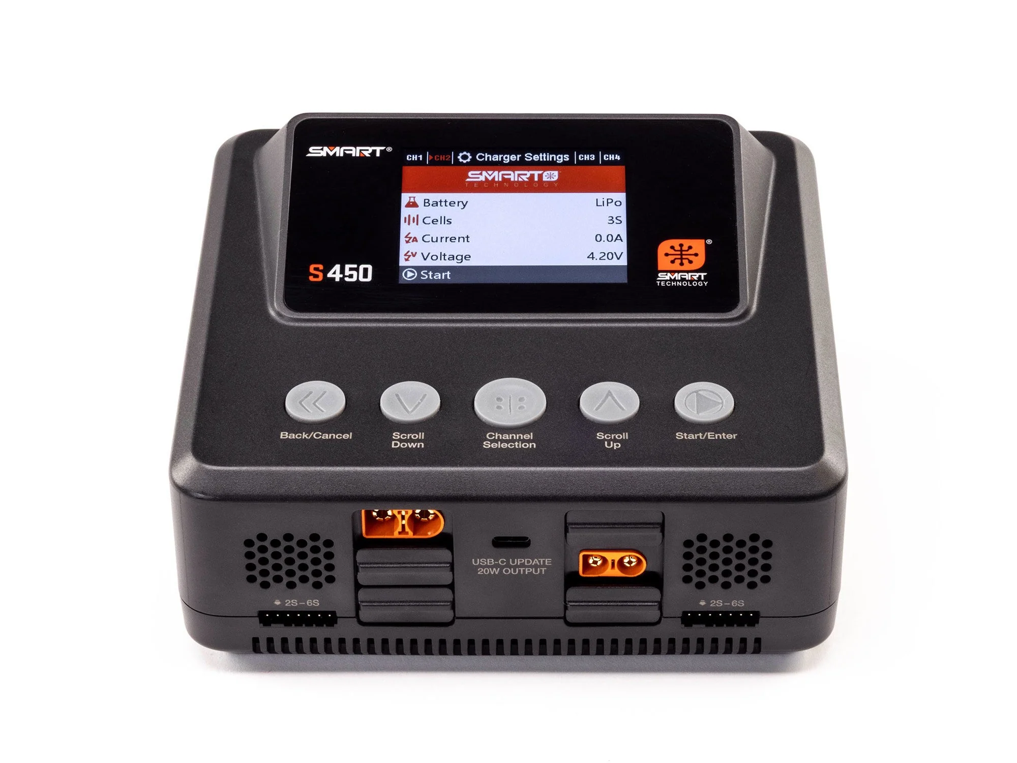 Spektrum S450 G2 AC/DC Smart Charger 4x50W SPMXC3040I - Image 4