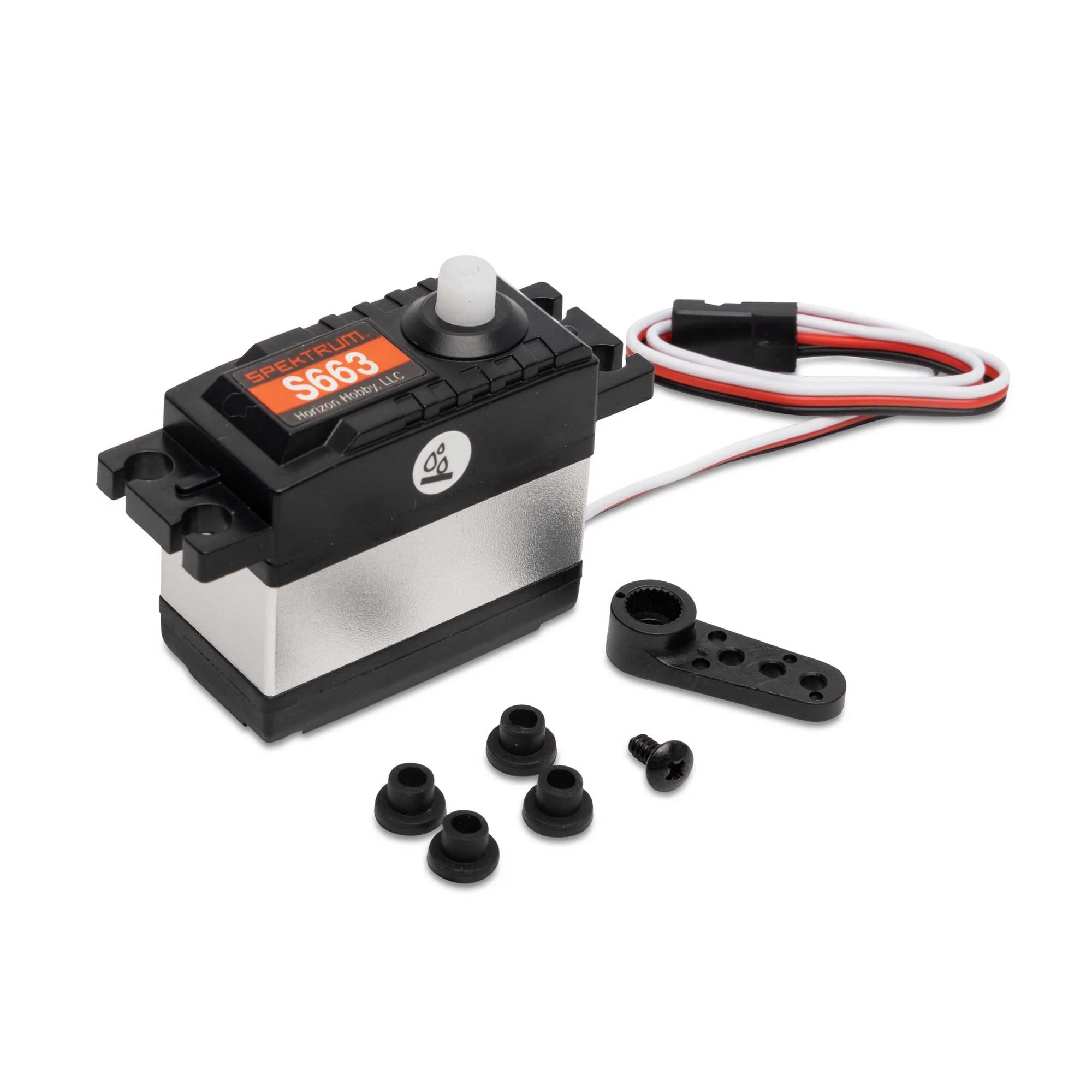 Spektrum S663 Standard Waterproof Plastic Gear Servo 76oz/in@6.0V 25T SPMS663