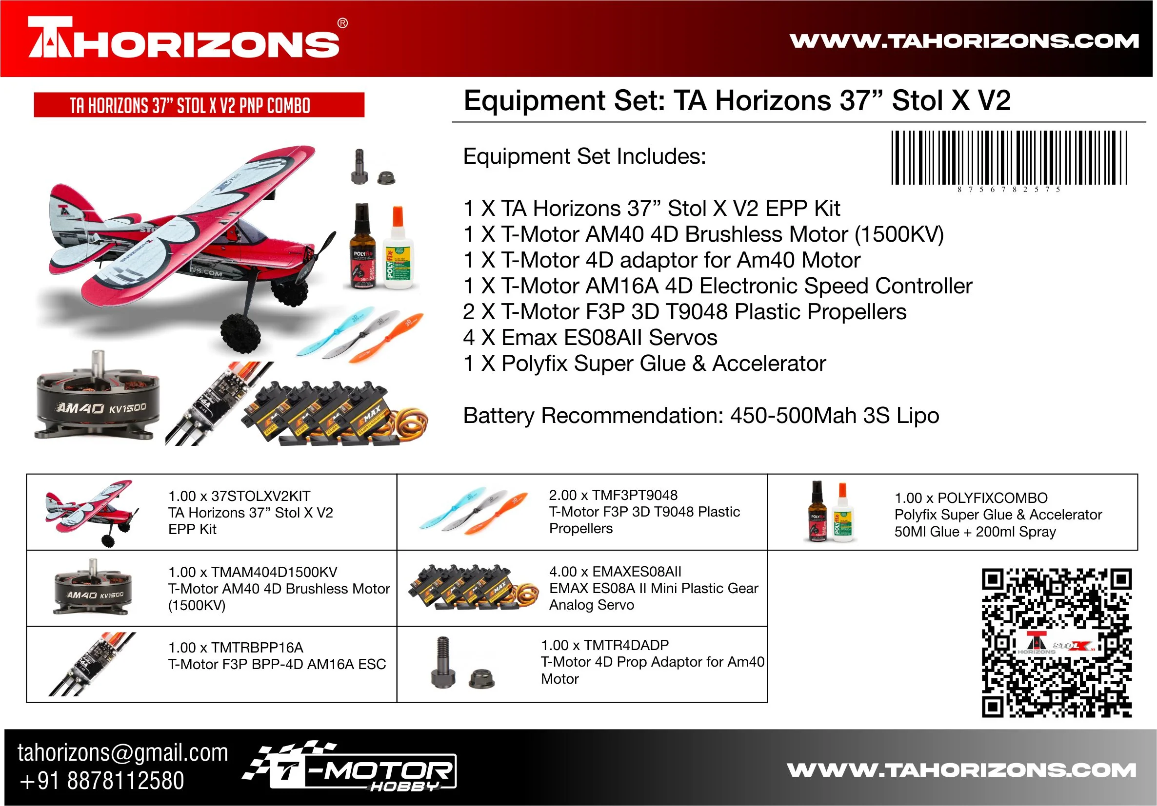 TA Horizons 37" (940mm) Stol X V2 TAH37SXV2 - Image 3