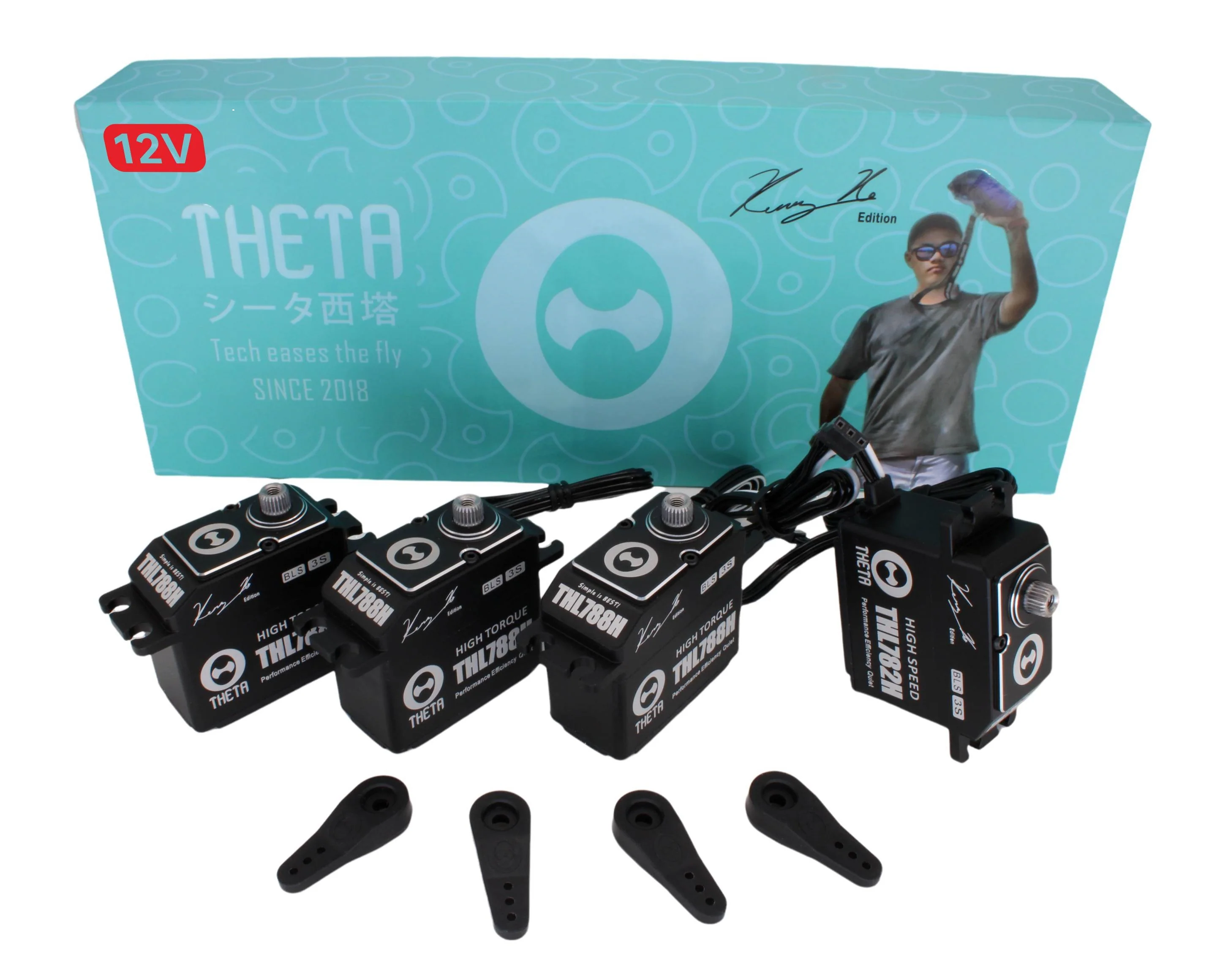 Theta Kenny Ko HV - 12v Brushless Servo Set TS-KKHV