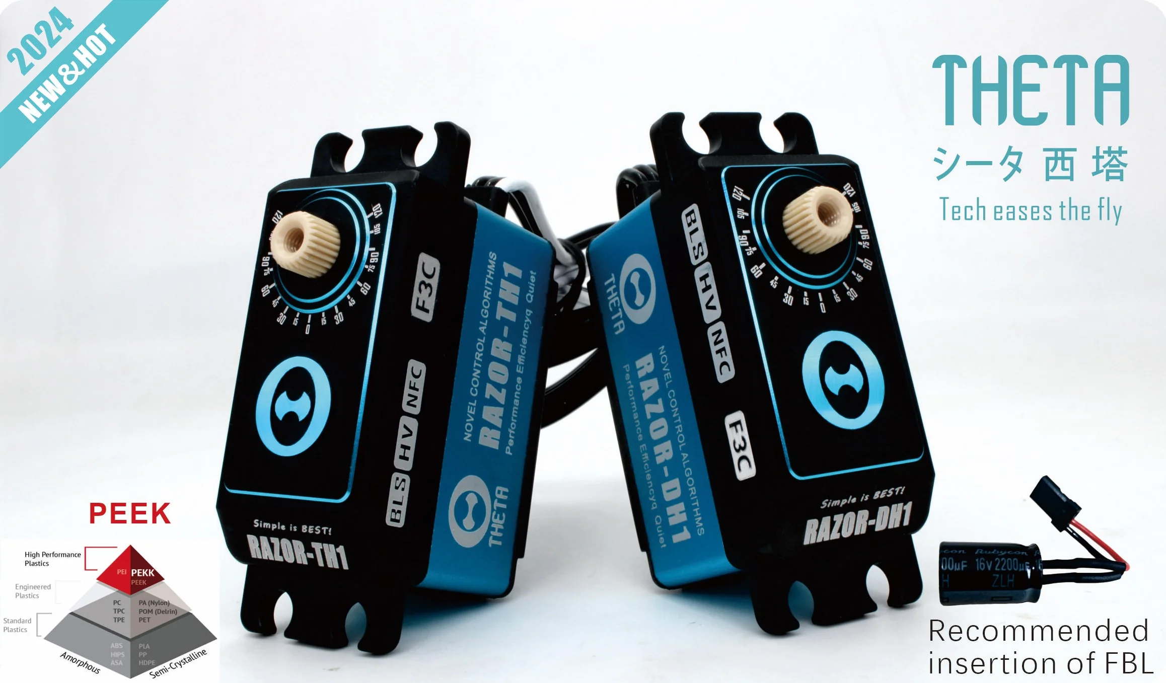 Theta Low Profile F3C Set DH1/TH1 PEEK TS-F3CLP - Image 3