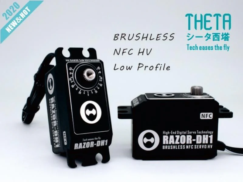 Theta Razor DH1 NFC HV Low Profile Brushless Servo 40kg/0.063@5A/8.4V TS-RDH1 - Image 3
