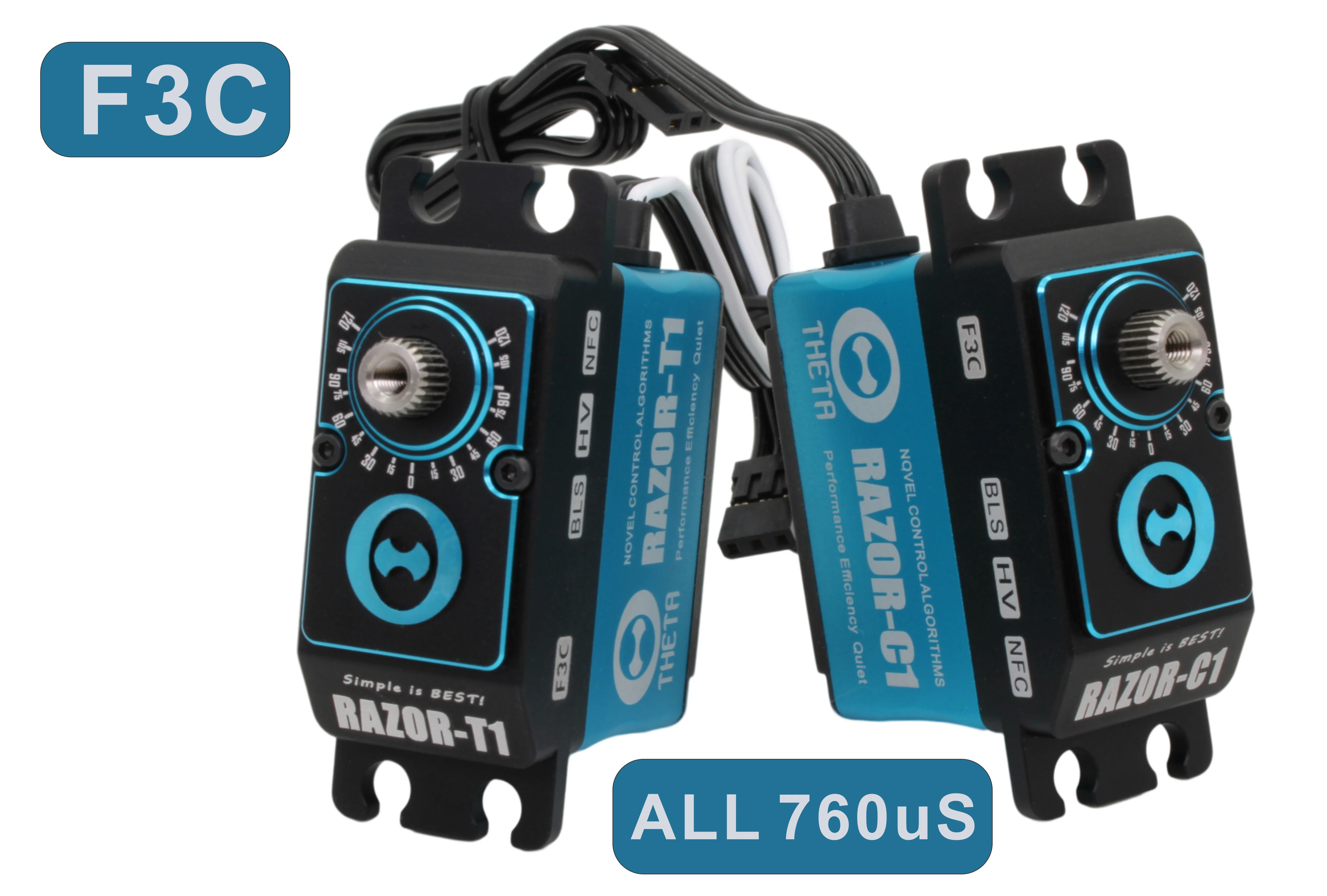 Theta Razor F3C Servo Set (4pcs) 48kg/0.056@5A/8.4V TS-F3C