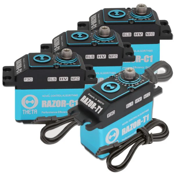 Theta Razor F3C Servo Set (4pcs) 48kg/0.056@5A/8.4V TS-F3C - Image 3