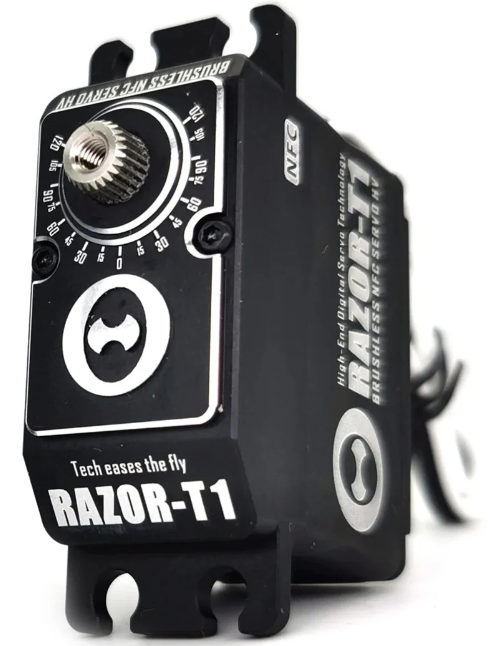 Theta Razor T1 NFC HV Brushless Tail Servo - Black 30kg/0.39@5A/8.4V TS-RT1B