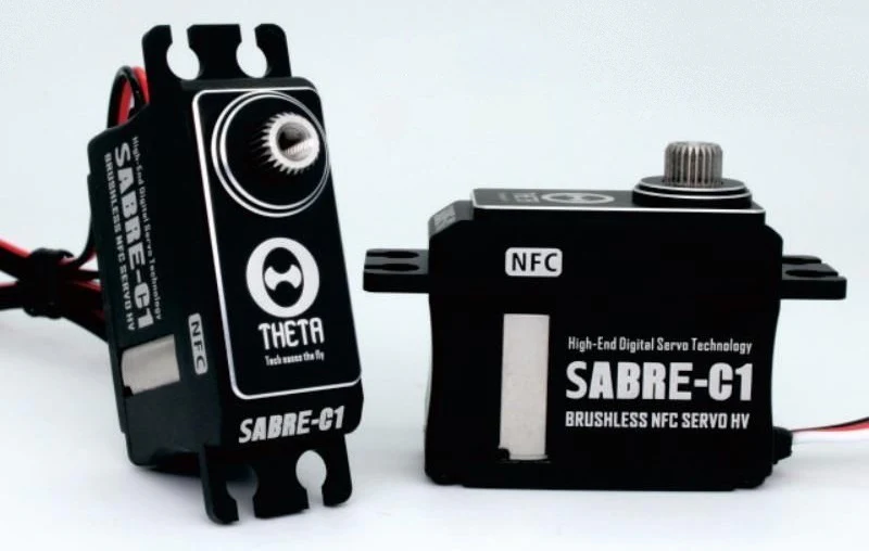 Theta Sabre C1 NFC HV Mini Brushless Servo 15kg/0.07@2.3A/8.4V TS-SC1