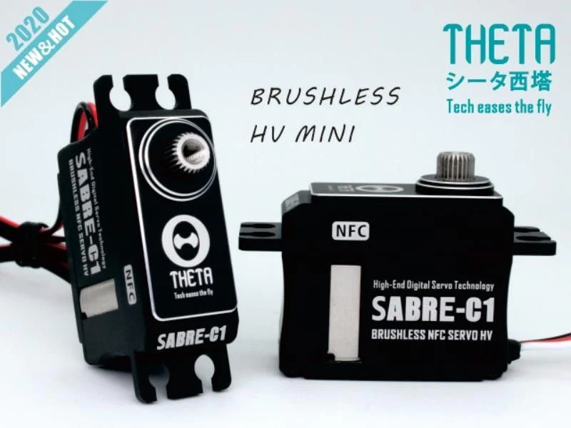 Theta Sabre C1 NFC HV Mini Brushless Servo 15kg/0.07@2.3A/8.4V TS-SC1 - Image 3