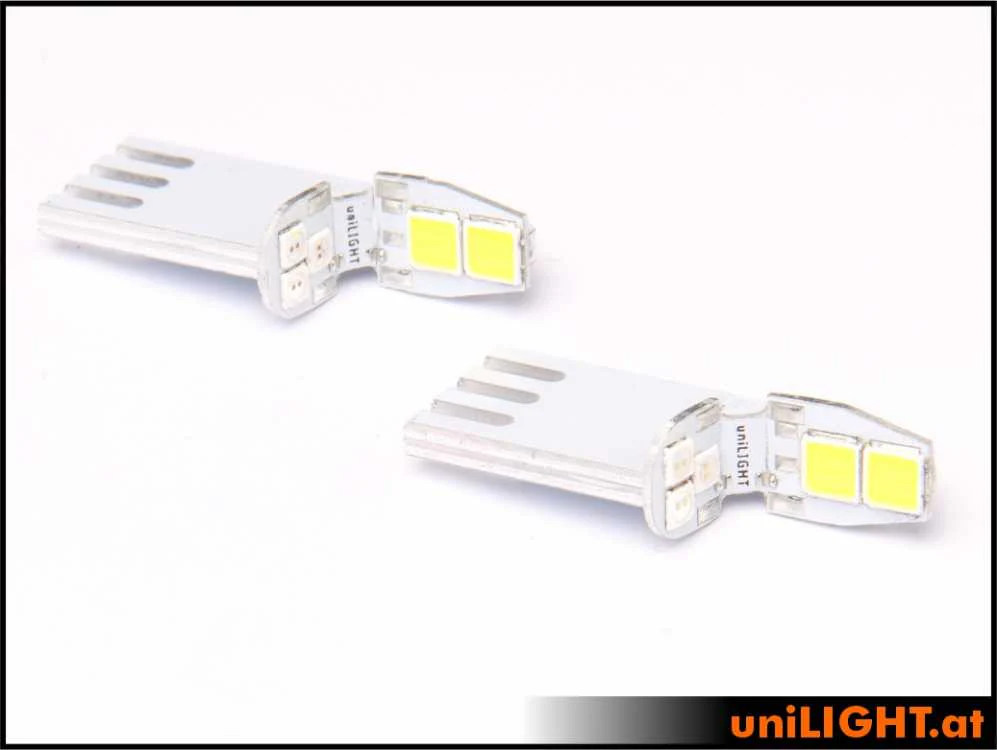 UniLight 10mm DUALREC Navigation+Strobe, 15Wx2, Red-White DUALREC10-150x2-RW - Image 2
