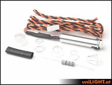 UniLight 10mm PIN Strobe Light, 8x2W, T-Fuse - White - Image 4