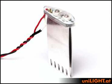 UniLight 11mm Pro Navigation Light, 8Wx2, T-Fuse - White - Image 2