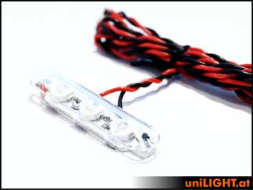 UniLight 12mm Bar Strobe Light, 8Wx3, T-Fuse - Blue - Image 2