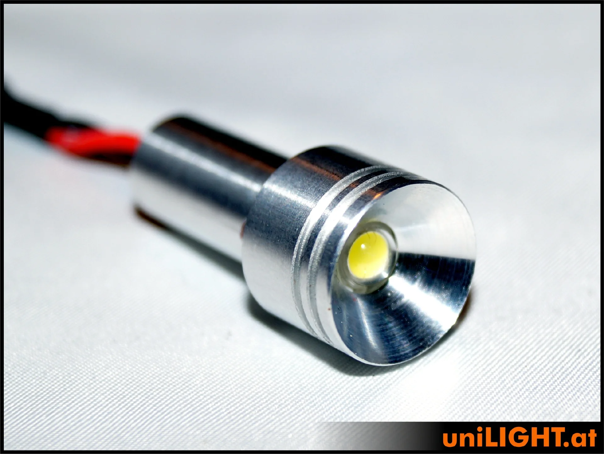 UniLight 15mm Alu-Spotlight, 4W - White - Image 3