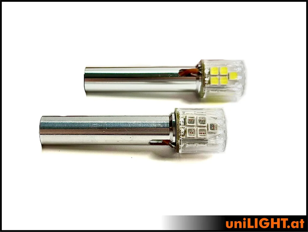 UniLight 15mm Power Round Strobe Light 40Wx2 T-Fuse White RND15F-400x2-WE - Image 5