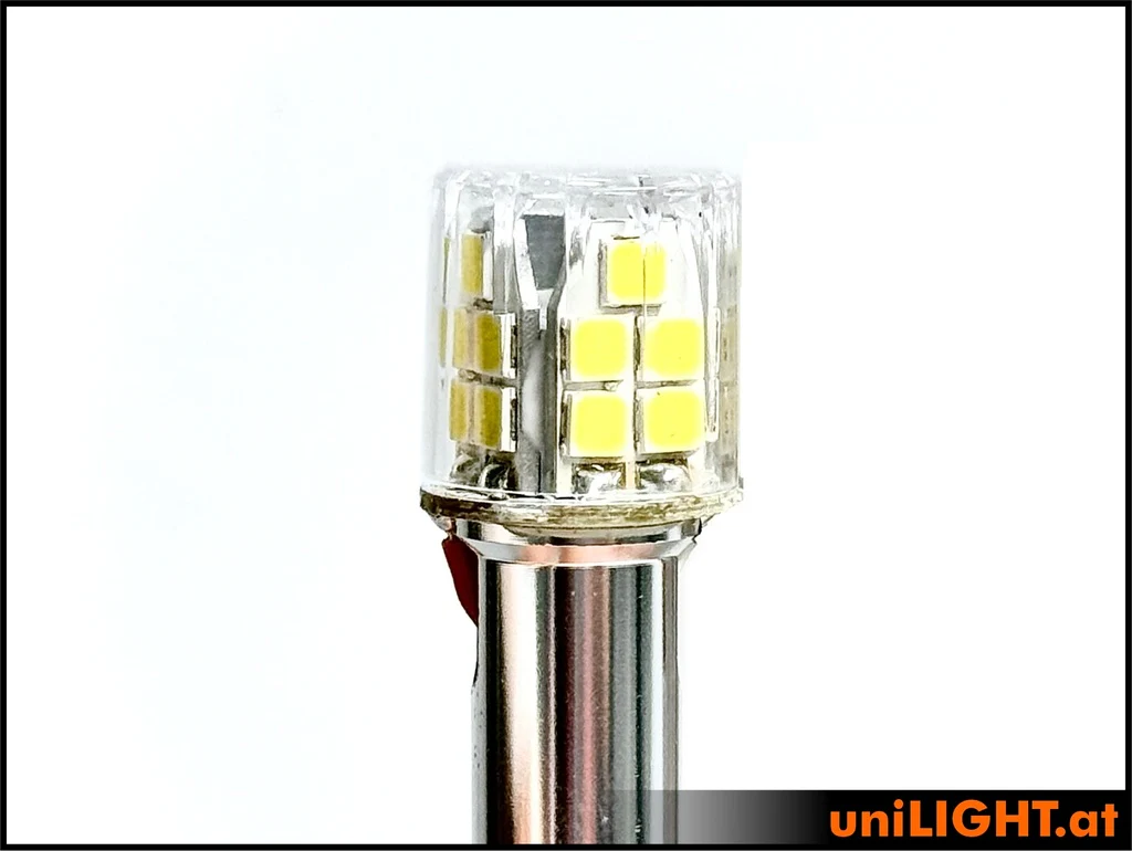 UniLight 15mm Power Round Strobe Light 40Wx2 T-Fuse White RND15F-400x2-WE - Image 4
