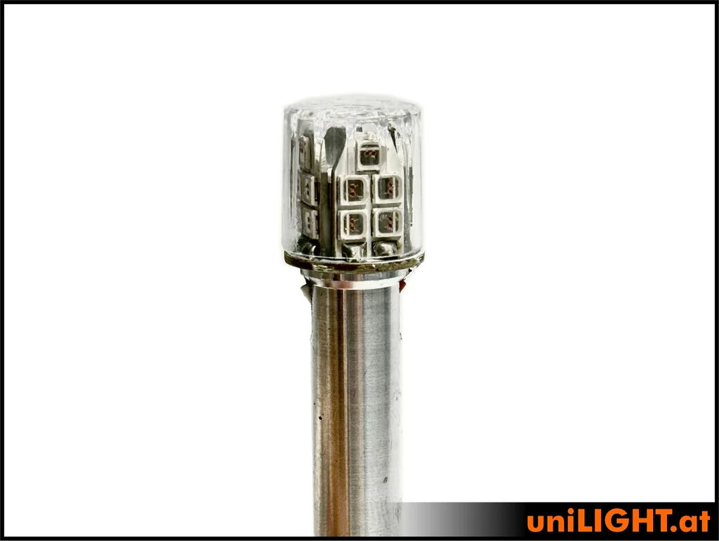 UniLight 15mm Power Round Strobe Light 40Wx2 T-Fuse White RND15F-400x2-WE - Image 3