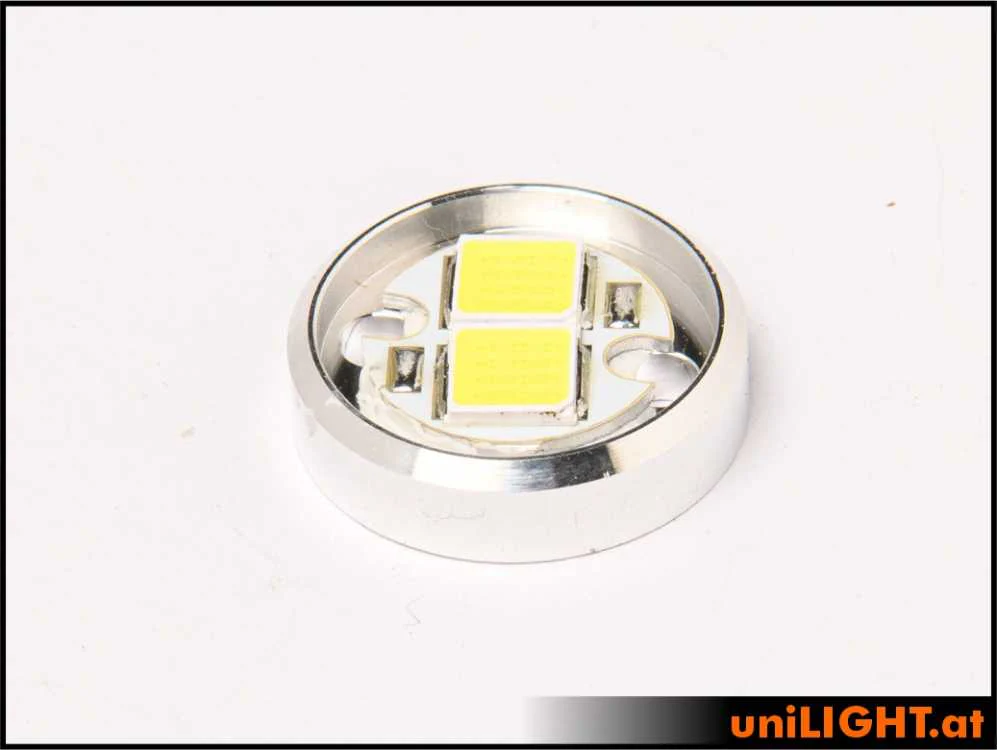 UniLight 15mm ROUND Strobe Light, 12Wx2, SHORT Red RND15X-120x2-RT - Image 4