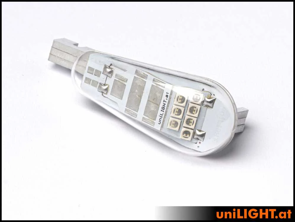UniLight 20mm Pro Navigation Light, 7Wx2, Short - Red - Image 2