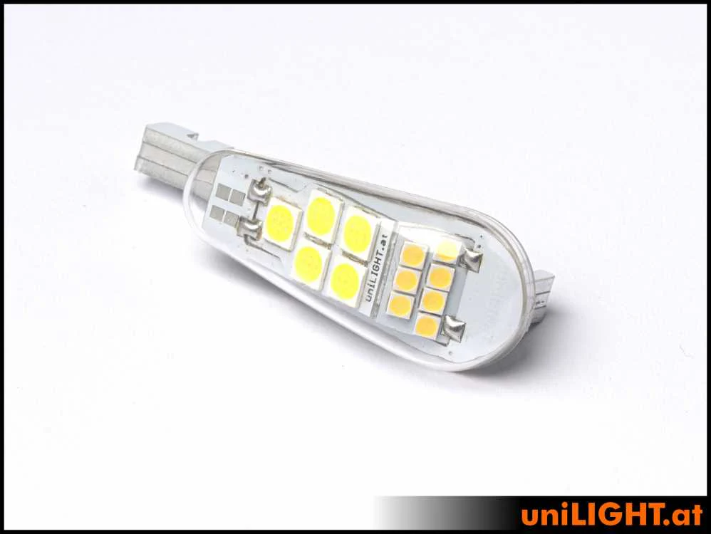 UniLight 20mm Pro Strobe Light, 40Wx2, Short - White - Image 2