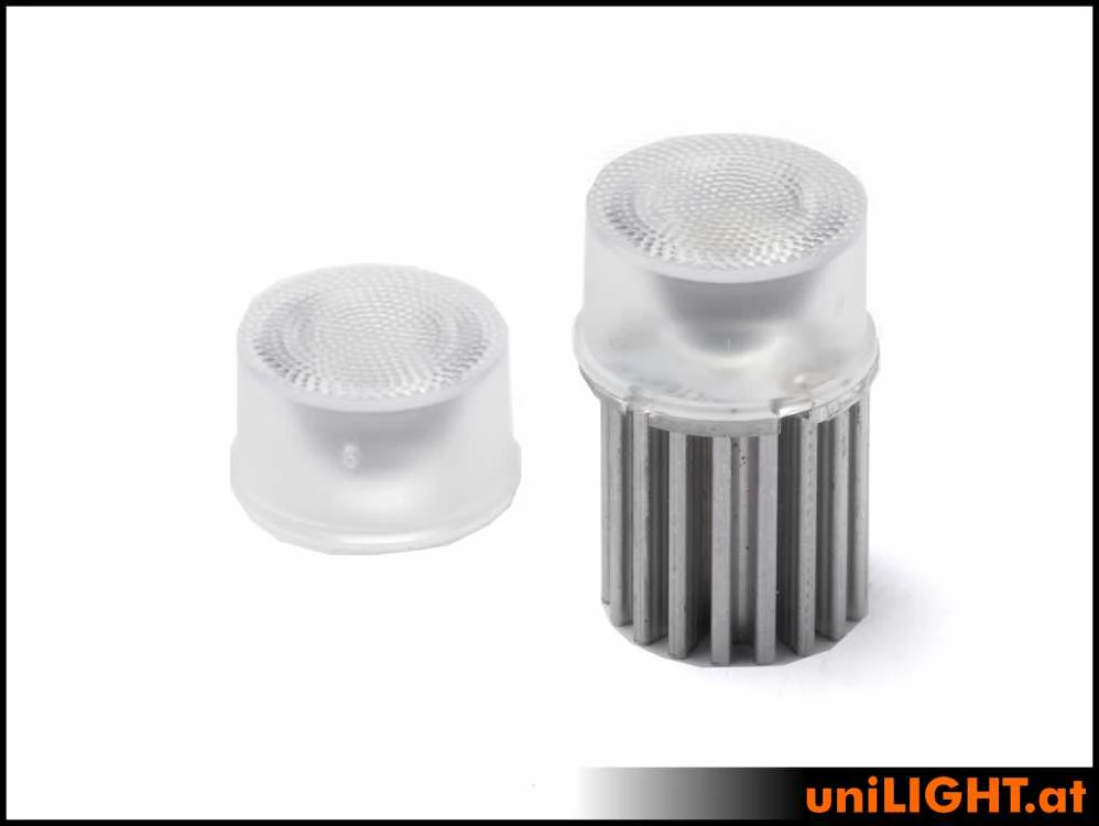 UniLight 21mm ECO-Ultra-Power-Spotlight, 8Wx2, T-Fuse - White