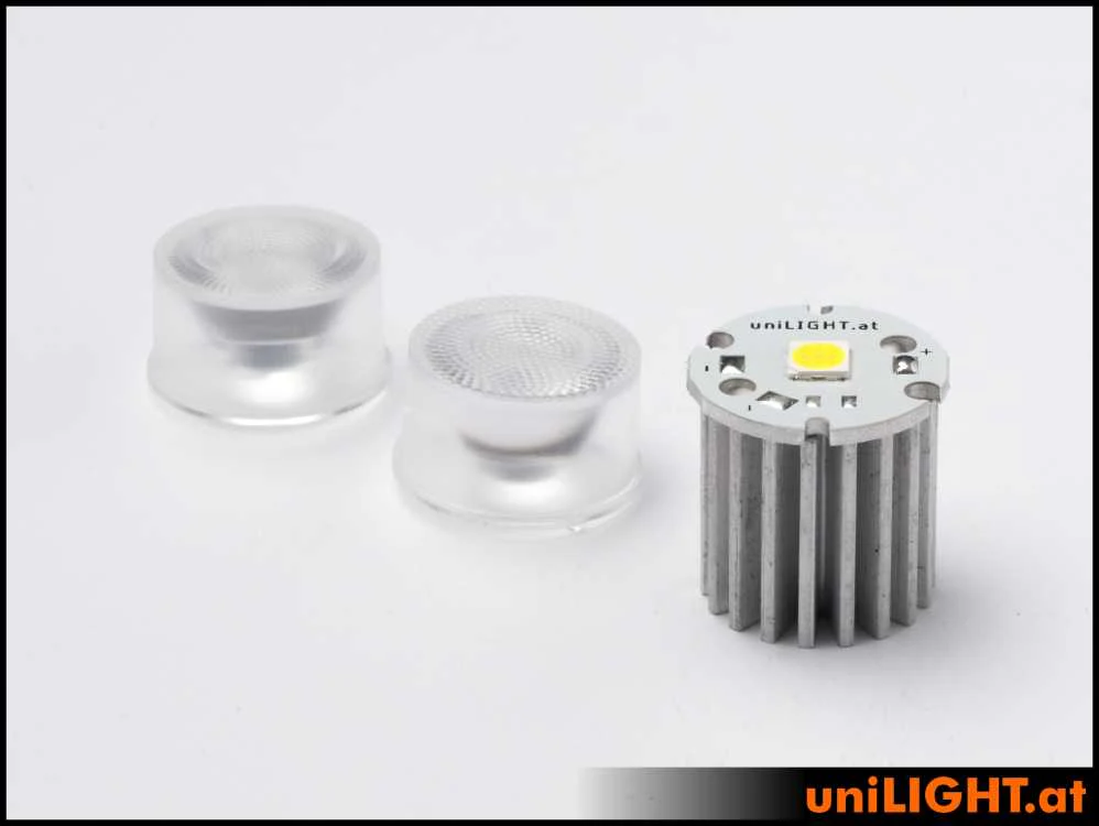 UniLight 21mm ECO-Ultra-Power-Spotlight, 8Wx2, T-Fuse - White - Image 3