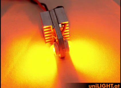 UniLight 2x4W Flat Light Double in Red - Image 3