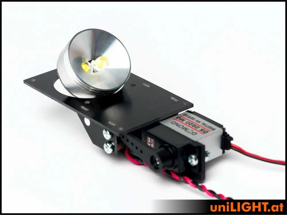 UniLight 30mm Drop-Out Spotlight HVF, 8Wx2, T-Fuse - White