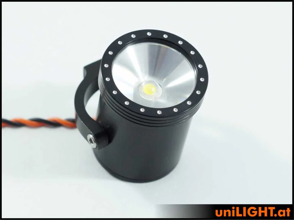 UniLight 31mm Searchlight, Scale, Black, 8Wx2, T-Fuse - White - Image 2