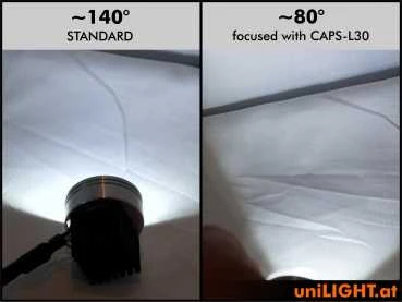 UniLight 35mm Alu-Spotlight, 16Wx2, T-Fuse - White - Image 5