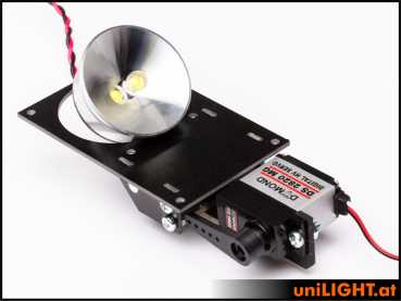 UniLight 35mm Drop-Out Spotlight HV, 8Wx2, T-Fuse - White - Image 3