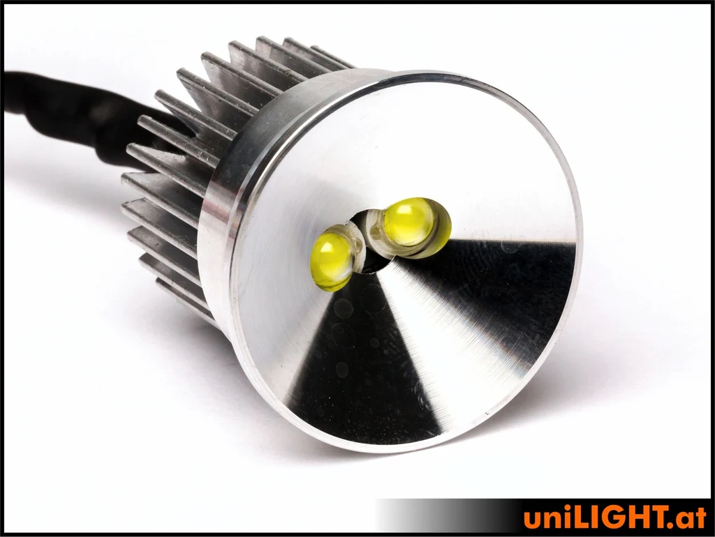 UniLight 35mm Ultra Power Spotlight, 22Wx2, T-FUSE White SPOT35F-220x2-WE