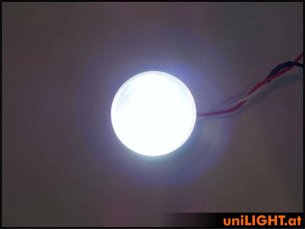 UniLight 40mm Alu-Spotlight, 8Wx2, T-Fuse - White - Image 3