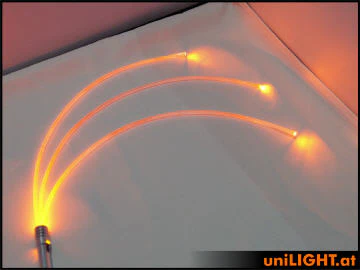 UniLight 4W Glow-Fiber, 3mm - Red - Image 2