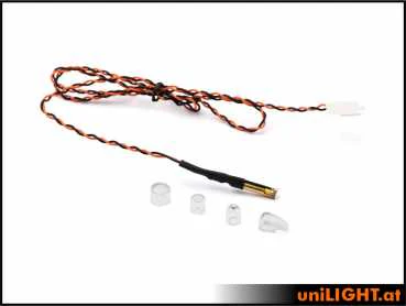 UniLight 5mm PIN Navigation Light, 1Wx2, Short - Red - Image 5
