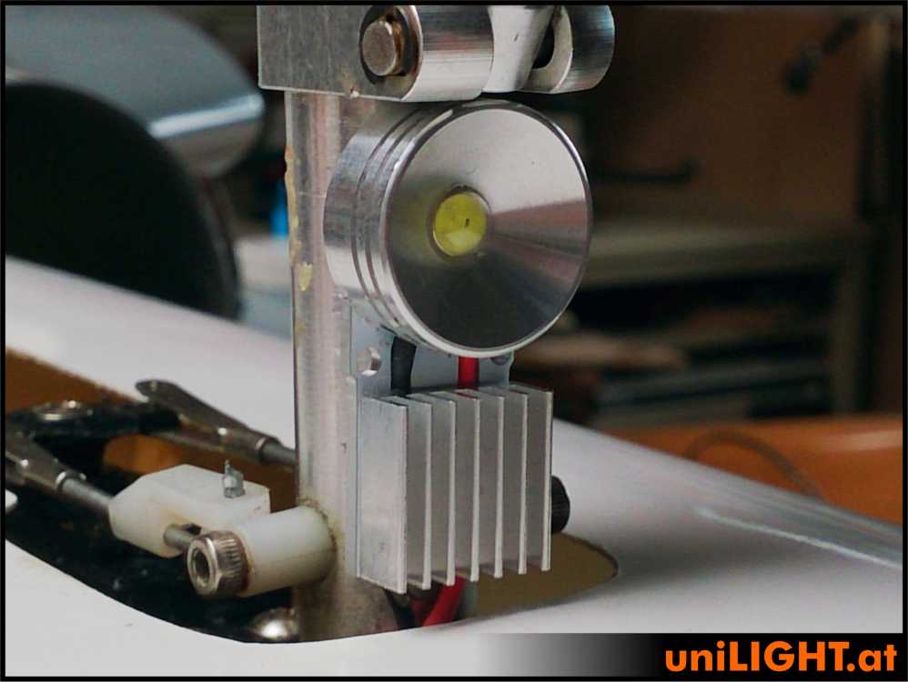 UniLight 20mm Gear-Spotlight, 8Wx2,Short - White - Image 2