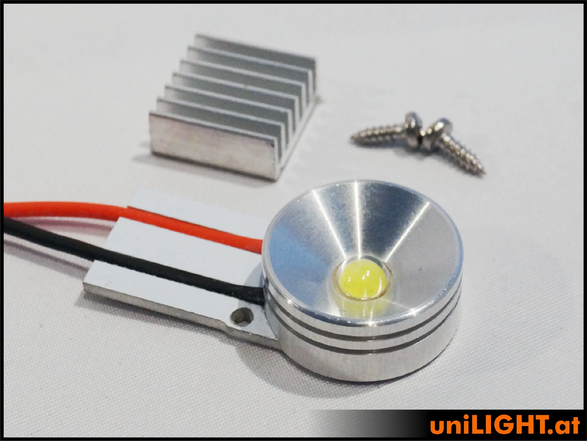 UniLight 20mm Gear-Spotlight, 8Wx2,Short - White - Image 4