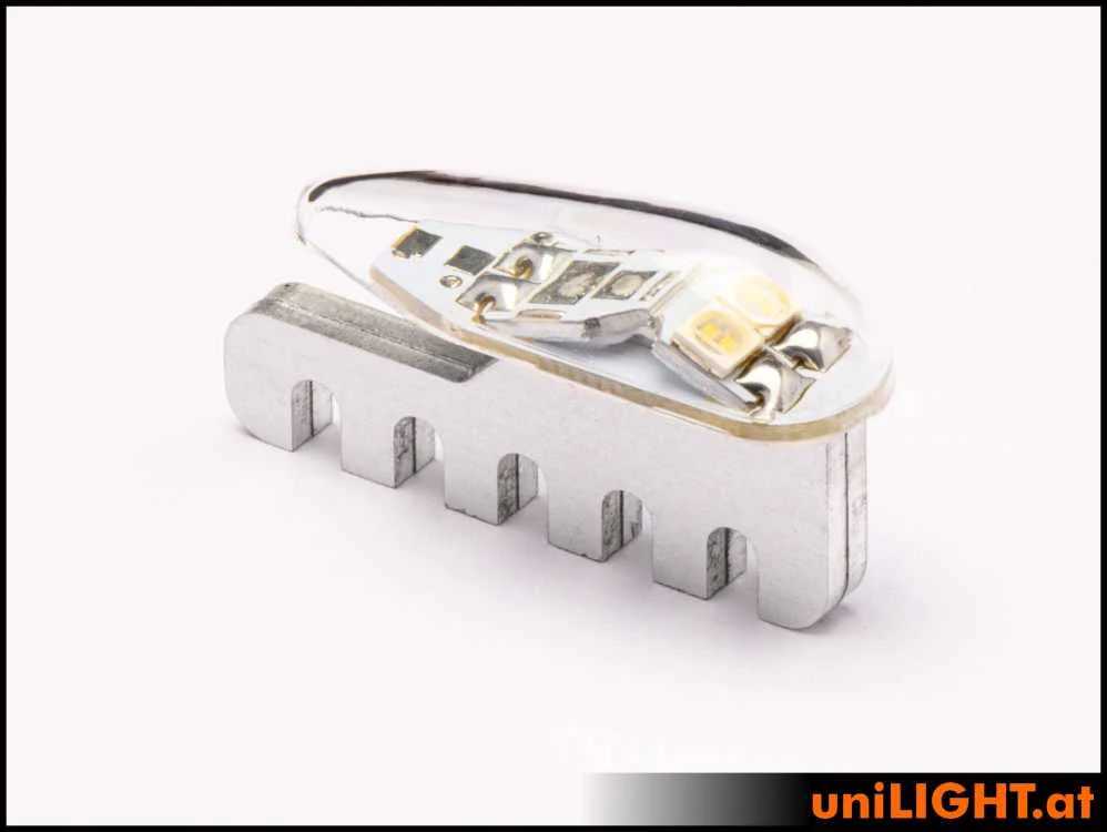 UniLight 9mm Pro Navigation Light, 2.5Wx2, Short - Red