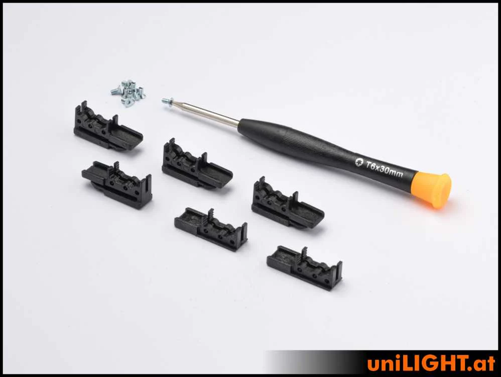UniLight Cable Routing Clips-Set - Black CABLE-CLIPS-BK - Image 2