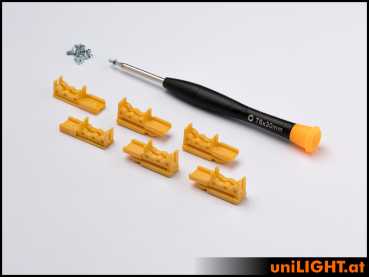 UniLight Cable Routing Clips-Set - Orange CABLE-CLIPS-GE - Image 4