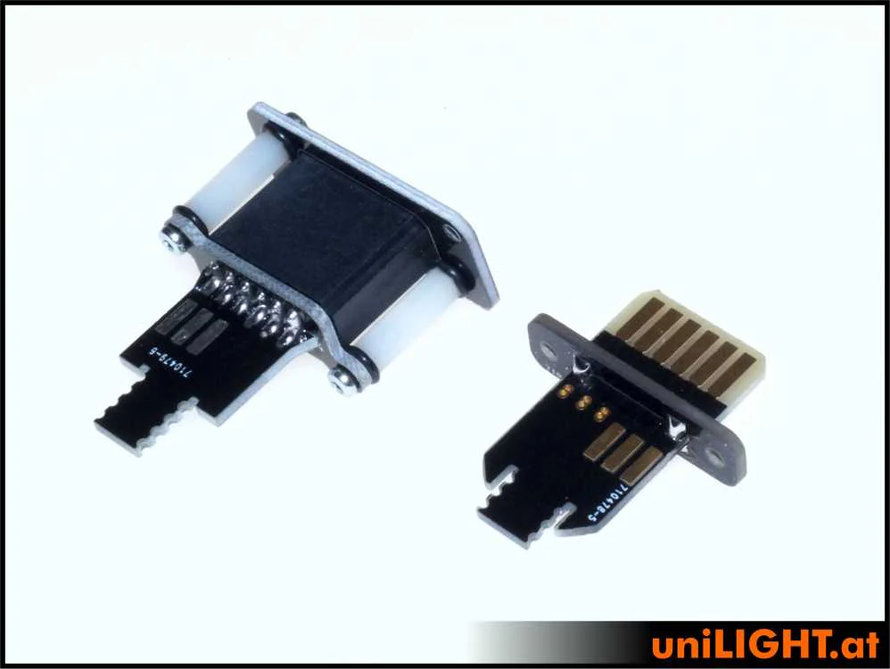 UniLight Direct Cable Connection, 3 Primary (1 Servo) 6 Secondary Pins, 1 Servo (Assembled (2 Pair, M/F) - Image 6