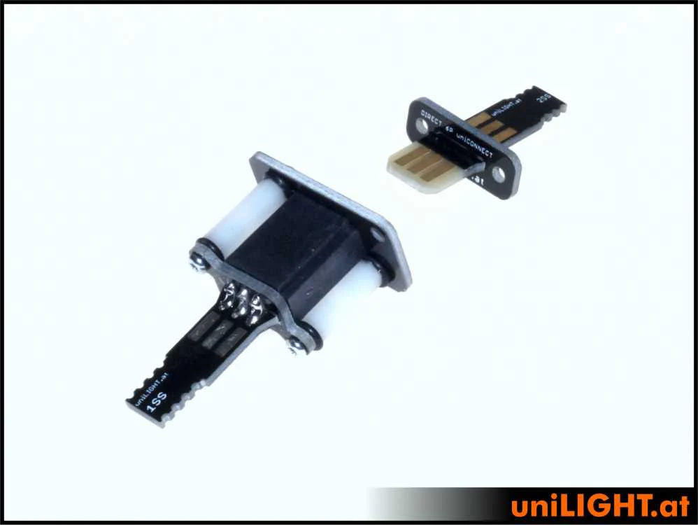 UniLight Direct Cable Connection, 3 Primary Pins (1 Servo) (Assembled (2 Pair, M/F) - Image 5