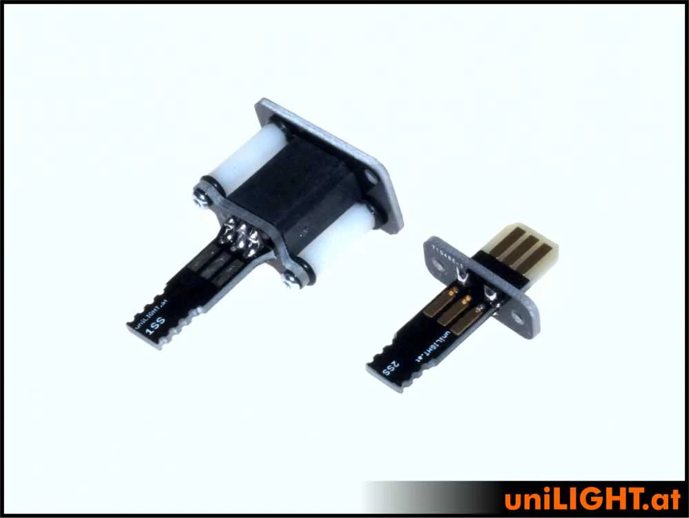 UniLight Direct Cable Connection, 3 Primary Pins (1 Servo) (Assembled (2 Pair, M/F) - Image 6