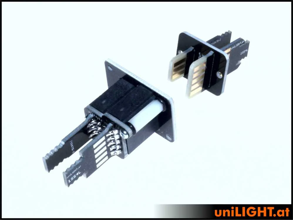 UniLight Direct Cable Connection, 6 Primary (2 Servo) 4 Secondary Pins (Assembled (2 Pair, M/F) - Image 3