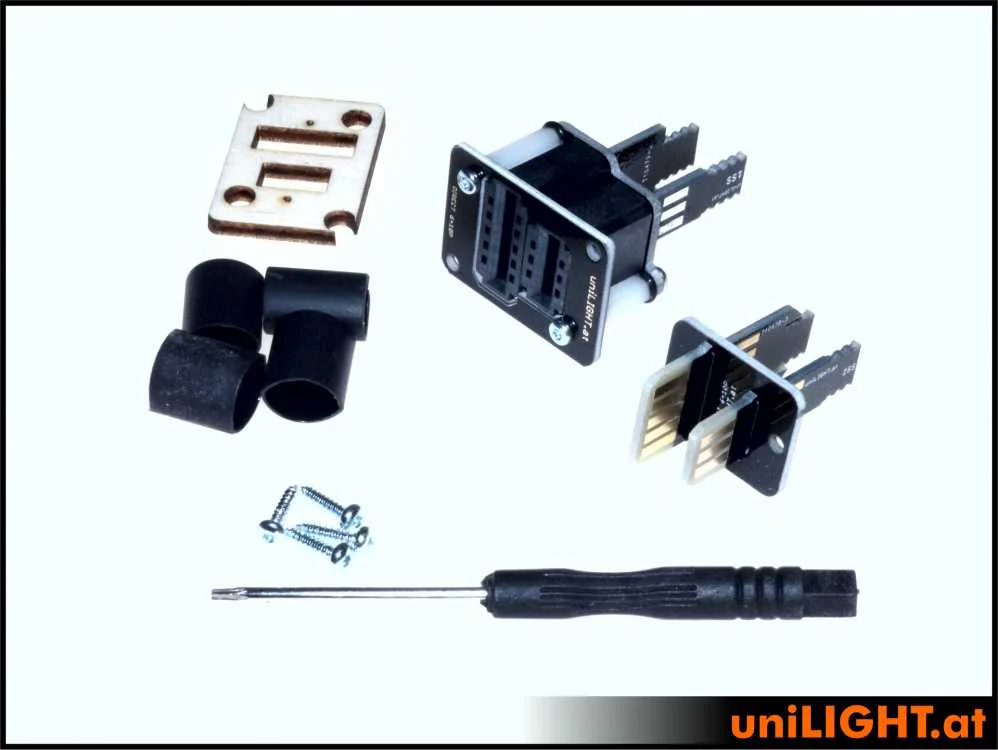 UniLight Direct Cable Connection, 6 Primary (2 Servo) 4 Secondary Pins (Assembled (2 Pair, M/F) - Image 7