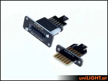 UniLight Direct Cable Connection, 6 Primary Pins (2 Servo) (Assembled (2 Pair, M/F) - Image 11