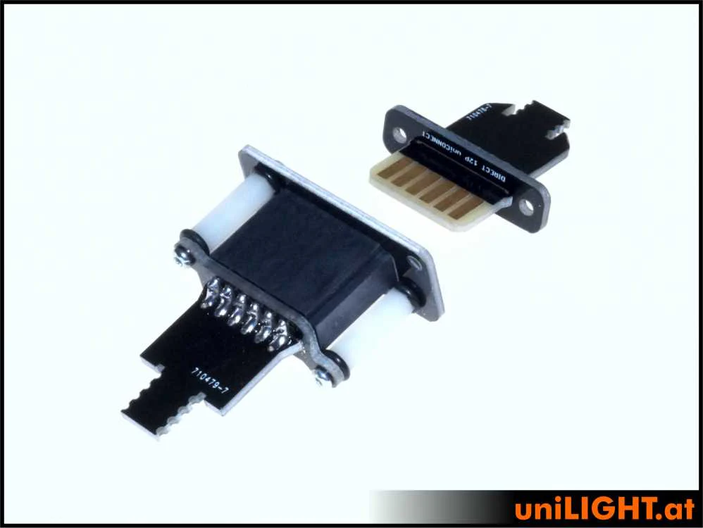UniLight Direct Cable Connection, 6 Primary Pins (2 Servo) (Assembled With Cable (1 Pair, M/F) - Image 5