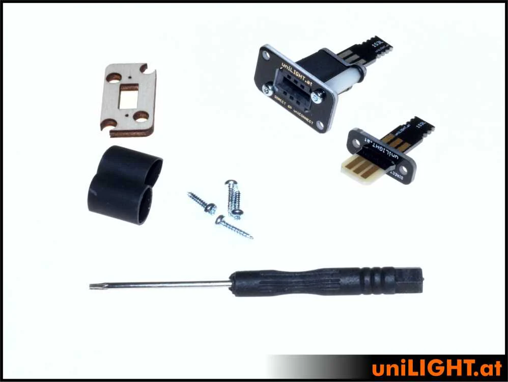 UniLight Direct Cable Connection, 6 Secondary Pins (Assembled With Cable (1 Pair, M/F) - Image 7