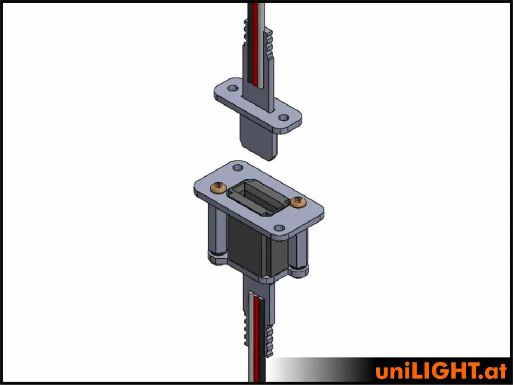 UniLight Direct Cable Connection, 6 Secondary Pins (Assembled With Cable (1 Pair, M/F) - Image 8